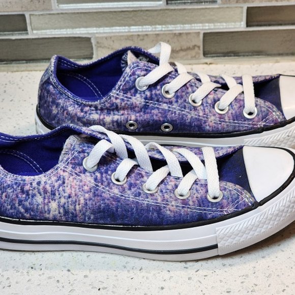 Converse Shoes - 🌞🌃Converse Chuck Taylor Low Rise Unisex Purple Tie Dye Size 5.0W
